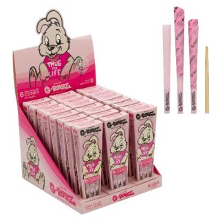 30687 - Cones G-Rollz 1¼. 6 ud. x 24 Blisters  Banksy Thugh for Life Pink