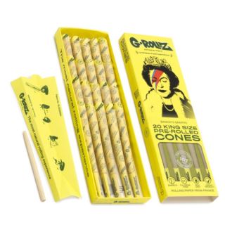 Cones G-Rollz K.S. 20 ud. Banksy Quenn Bamboo Natural