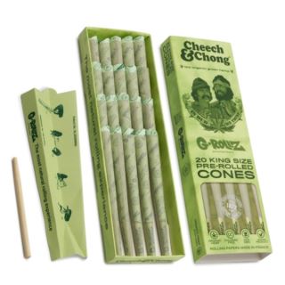 Cones G-Rollz K.S. 20 ud. Cheech & Chong Organic Hemp Green