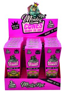 30642C - Cones Monkey King Size 3 ud. x 18 Blisters Pink