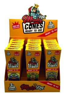 30642B - Cones Monkey King Size 3 ud. x 18 Blisters Unbleached