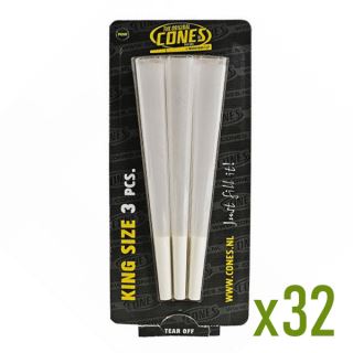 2054 - Cones Original   Blister    King Size 105 mm. 3 ud. x 32 Blisters. Sin Caja