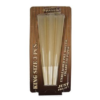 15431 - Cones Original   Blister  Natural King Size 105 mm. 3 ud.