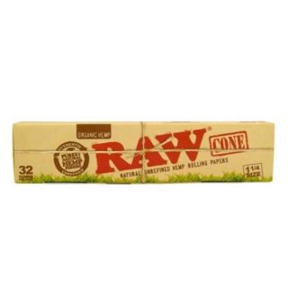 Cones Raw 1.1/4 Organic 32 ud.