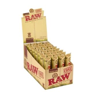 Cones Raw Organic King Size 3 ud. x 32 Blister.