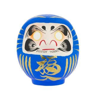 23517G - Daruma Tradicional Azul 12 cm. Éxito Académico