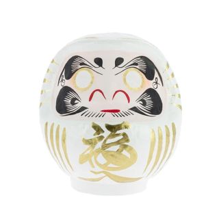 23517E - Daruma Tradicional Blanco 12 cm. Amor