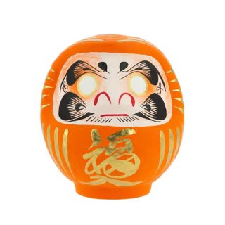 23517C - Daruma Tradicional Naranja 12 cm. Amistad