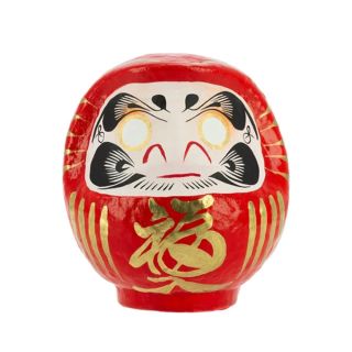 23517B - Daruma Tradicional Rojo 12 cm. Suerte