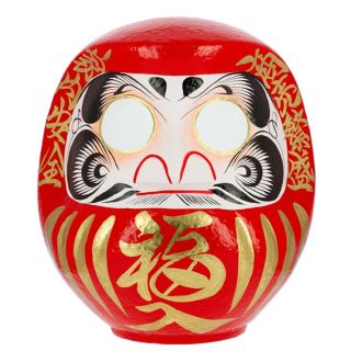23517K - Daruma Tradicional Rojo 43 cm. Suerte