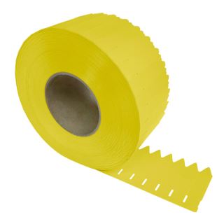 6928 - Etiqueta Pincho 17 x 80 mm.  Amarillo 3.000 ud.