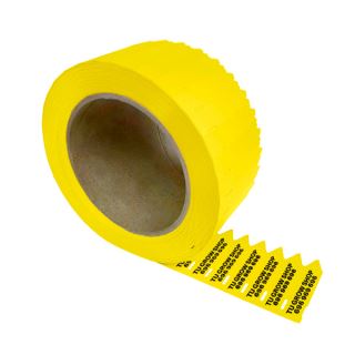 7344 - Etiqueta Pincho 17 x 80 mm. Personalizada Amarillo 1000 u.