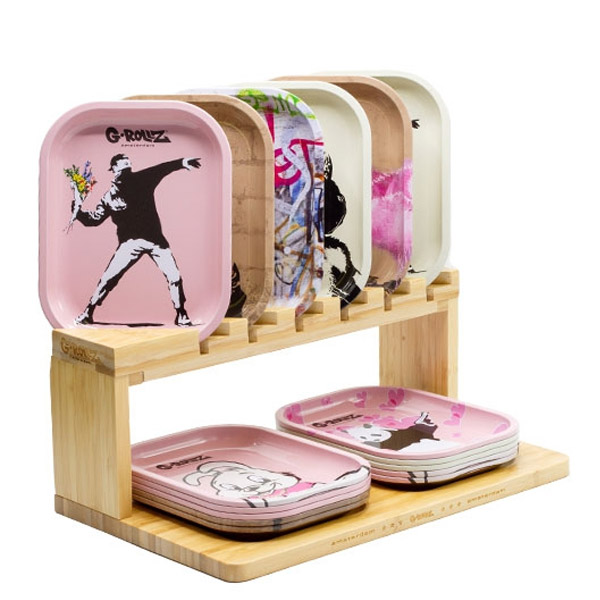 Expositor Bamboo Bandeja Metal 18x14 cm. mod. 2 Expositor Bamboo Bandeja Metal 18x14 cm. mod. 2