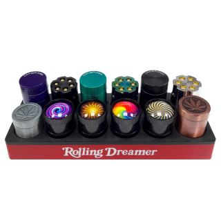 30499B - Expositor Rolling Dreamer Pack  12 Grinder Pz 30 mm.
