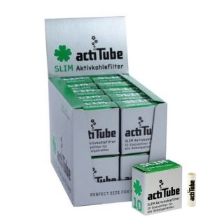 Filtros Acti Tube  Slim 7 mm. 10 ud. x 20 Cajitas