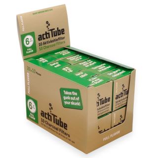 30703 - Filtros Acti Tube Extra Slim 6 mm. 10 ud. x 20 Cajitas