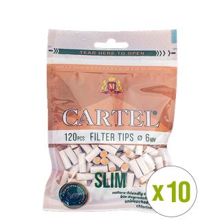 30758 - Filtros Cartel Bio Slim 10 x 120 tips