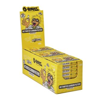 30721A - Filtros G-Rollz Carbon Activo 6 mm. Yellow 10 ud. x 24 Blister