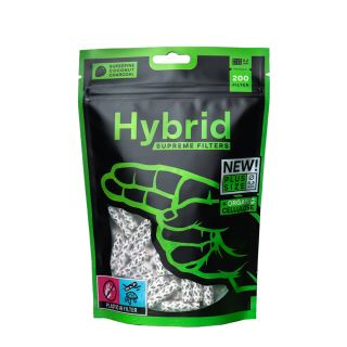 Filtros Hybrid Supreme+ Carbon Activo 8x30 mm. 200 ud.