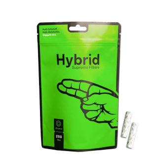 Filtros Hybrid Supreme Celulosa/Carbon Activob6.4 mm 250 ud.