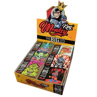 30729B - Fitros Monkey King  Big Tips Unbleached 54 x 40 mm. 30 ud.