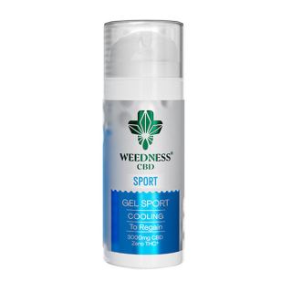 Gel Sport Efecto frio 3.000 mg. Cbd 100 ml. Weedness