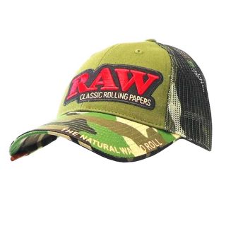 23407C - Gorra Raw Bordada Camuflaje