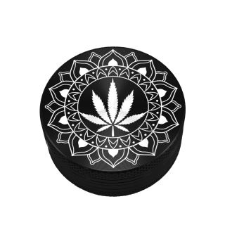 Grinder Alu Design Tribal Leaf 40 mm.