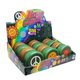 30063 - Grinder Hemp Biodegadable con deposito Earth Friendly 60 mm