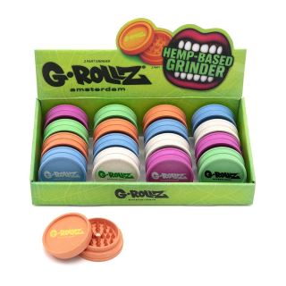 30011B - Grinder Hemp Biodegradable G-Rollz 60 mm. Box 16 ud.