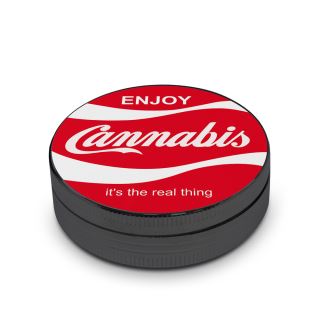30076E - Grinder Metal Enjoy Cannabis 50 mm.