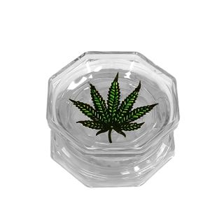 30052 - Grinder Plastico Hexagonal Leaf 50 mm. Transparente