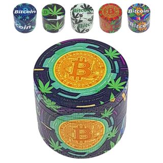 30421A - Grinder Polinizador Metal Bitcoin 40 mm. Mix Color