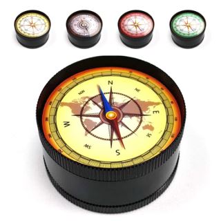 30401E - Grinder Polinizador Metal Brujula 52 mm. Mix Color