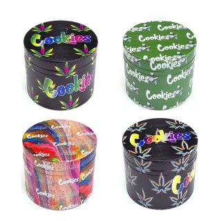 30364B - Grinder Polinizador Metal Cookies 40 mm. Pack 4 ud.
