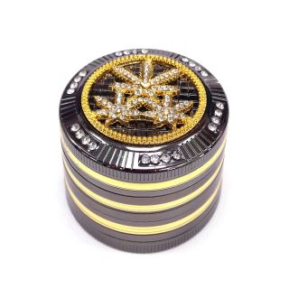 30346A - Grinder Polinizador Metal Diamonds Three Leaves 50 mm.