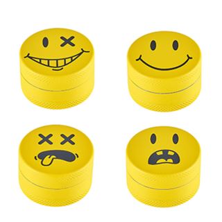 Grinder Polinizador Metal Emoji 40 mm. Pack 4 ud.