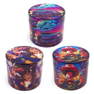 30396F - Grinder Polinizador Metal Fantasy 40 mm. mod. 1 Pack 3 ud.