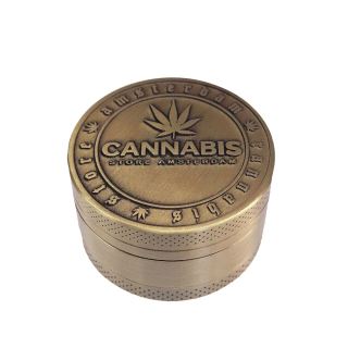 30476B - Grinder Polinizador Metal Gold Cannabis 40 mm.