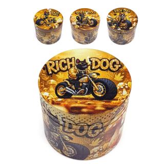 30403A - Grinder Polinizador Metal Gold Dog 40 mm. Mix Color