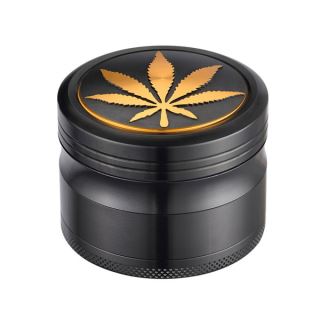 Grinder Polinizador Metal Gold Leaf 63 mm.