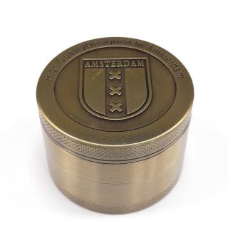 Grinder Polinizador Metal Gold Shield 50 mm.