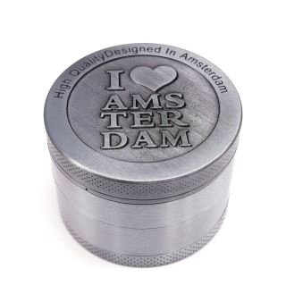 Grinder Polinizador Metal I Love Amsterdam 50 mm.