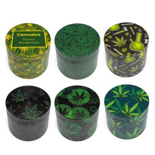 Grinder Polinizador Metal Leaf 50 mm. Mix Color