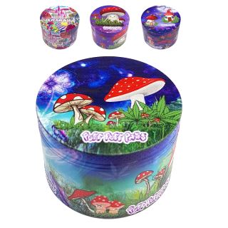 30425B - Grinder Polinizador Metal Mushroom 60 mm. Mix Color