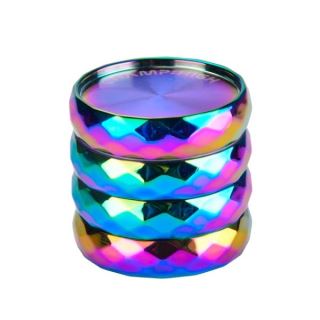 Grinder Polinizador Metal Rainbow Diamond 40 mm.