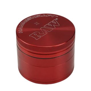 Grinder Polinizador Metal Raw 63 mm. Red