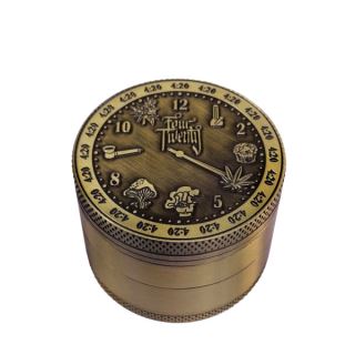 30457A - Grinder Polinizador Metal Reloj Gold 50 mm.