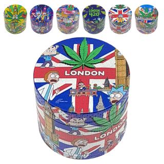 30421B - Grinder Polinizador Metal Rick London 40 mm. Mix Color