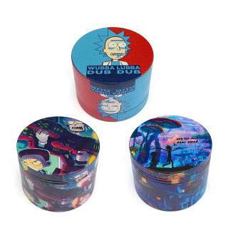 Grinder Polinizador Metal Ricky Morty 40 mm. Pack 3 ud.